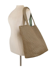 Woven 2-In-1 Tote With Pouch