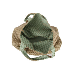 Woven 2-In-1 Tote With Pouch