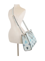 2 in 1 monogram classic tote with matching purse