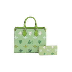 2 in 1 monogram classic tote with matching purse