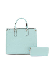 Monogram tote bag and purse set