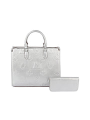 Monogram tote bag and purse set