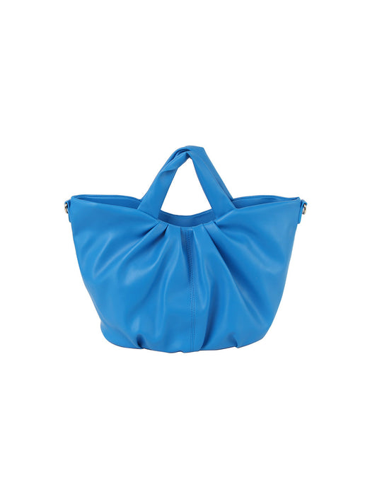 Scruch soft leather tote bag