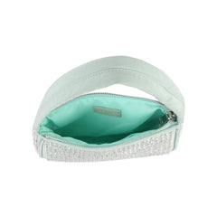 Rhinestone Studded Club Hobo Shoulder Bag