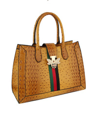 Hf Embossed Bee Accented Tote Set