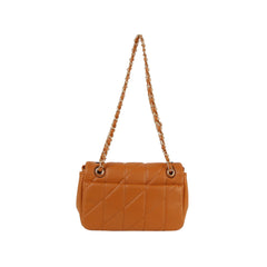 Chain-link Diamond Quilted Crossbody Bag
