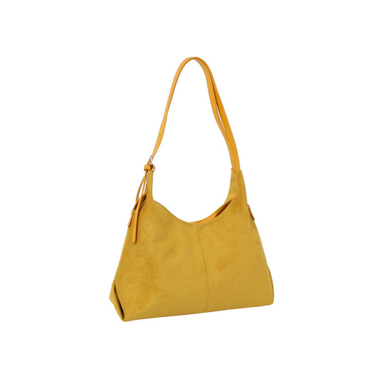 Soft Vegan Suede Hobo Shoulder Bag