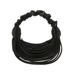 Scrunchie Handle Corded Hobo Bag