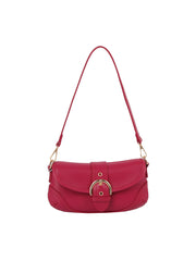 Classic Buckle Baguette Shoulder Bag