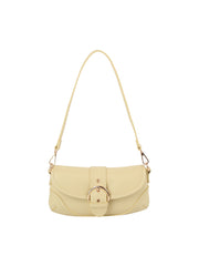 Classic Buckle Baguette Shoulder Bag