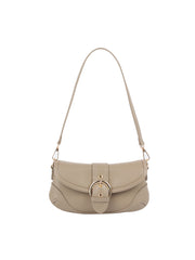 Classic Buckle Baguette Shoulder Bag