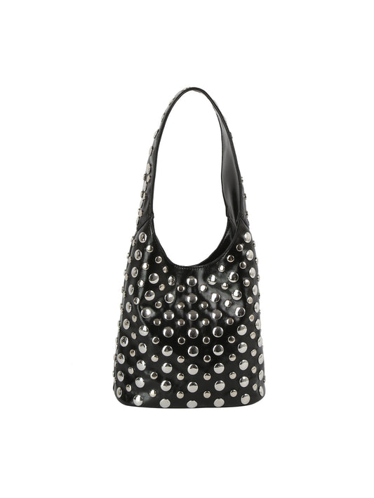 Studded Dome Shoulder Bag