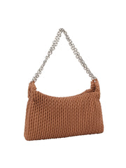 Woven Chain Hobo Bag