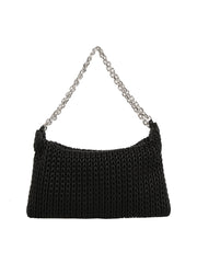 Woven Chain Hobo Bag