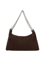 Woven Chain Hobo Bag
