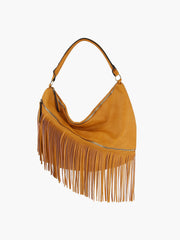 Women Fringed Tassel Shoulder Handbag Purse