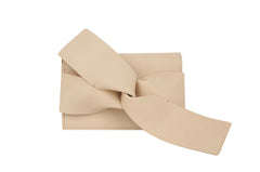 Evening Clutch Messenger Style With Cute Bow Tie Purse Vegan Pu Leather Crossbody Shoulder Bag