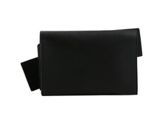 Evening Clutch Messenger Style With Cute Bow Tie Purse Vegan Pu Leather Crossbody Shoulder Bag