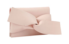 Evening Clutch Messenger Style With Cute Bow Tie Purse Vegan Pu Leather Crossbody Shoulder Bag