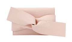 Evening Clutch Messenger Style With Cute Bow Tie Purse Vegan Pu Leather Crossbody Shoulder Bag