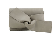 Evening Clutch Messenger Style With Cute Bow Tie Purse Vegan Pu Leather Crossbody Shoulder Bag