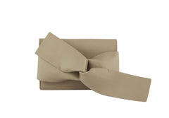 Evening Clutch Messenger Style With Cute Bow Tie Purse Vegan Pu Leather Crossbody Shoulder Bag