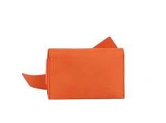 Evening Clutch Messenger Style With Cute Bow Tie Purse Vegan Pu Leather Crossbody Shoulder Bag