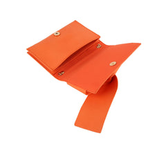 Evening Clutch Messenger Style With Cute Bow Tie Purse Vegan Pu Leather Crossbody Shoulder Bag