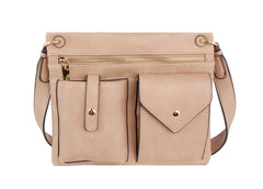 Women Hobo Shoulder Bag Multi Pocket Bag