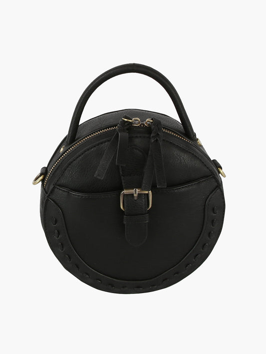 Women Circle Shoulder Crossbody bag purse