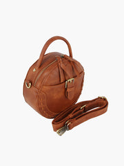 Women Circle Shoulder Crossbody Bag Purse