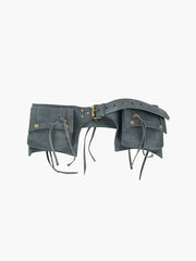 Waist Belt Bag With Two Pockets