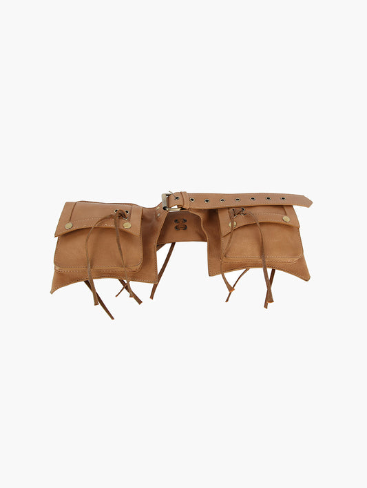 Waist Belt Bag with Two Pockets