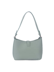 Chain Accented Hobo Handbag
