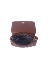 Petite Embossed Shoulder Bag