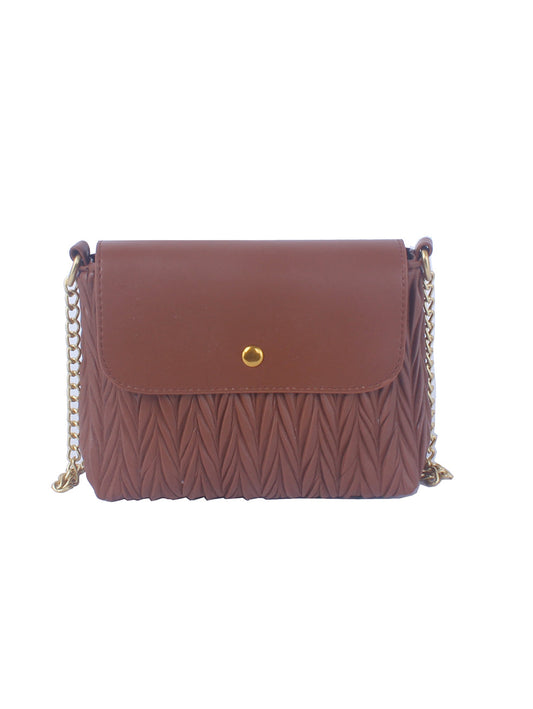 Petite Embossed Shoulder Bag
