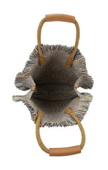 Straw Handbags Women Round Straw Bags Natural Chic Hand Large Summer Beach Tote Woven Handle Shoulder Bag