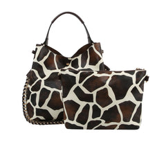 Fashion Animal Print Hobo with Pouch