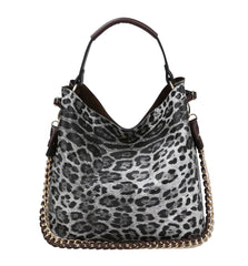 Fashion Animal Print Hobo with Pouch