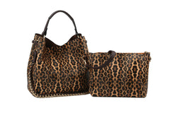 Fashion Animal Print Hobo with Pouch