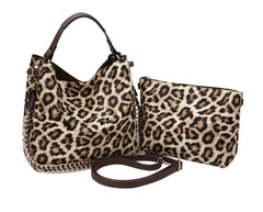 Fashion Animal Print Hobo with Pouch