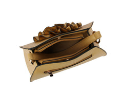 D-0690W Fashion Flower Shape Tote Handbag With Matching Wallet