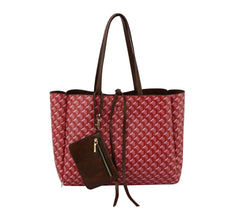 Hf Reversible Three Piece Fashion Handbag Set D-0708-3S