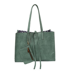 Hf Reversible Three Piece Fashion Handbag Set D-0708-3S
