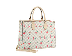 Fashion Cherry Monogram Satchel With Wallet 3-1 Set