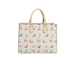 Fashion Cherry Monogram Satchel With Wallet 3-1 Set