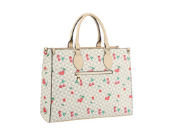 Fashion Cherry Monogram Satchel With Wallet 3-1 Set