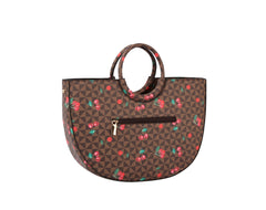 Fashion Monogram Cherry Satchel with Wallet