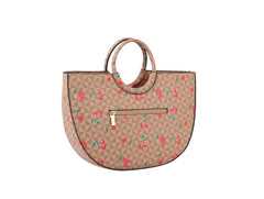 Fashion Monogram Cherry Satchel with Wallet