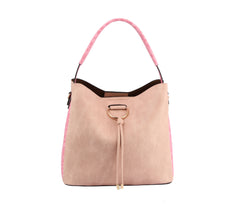 Fashion Leoprad Trim Hobo with Pouch